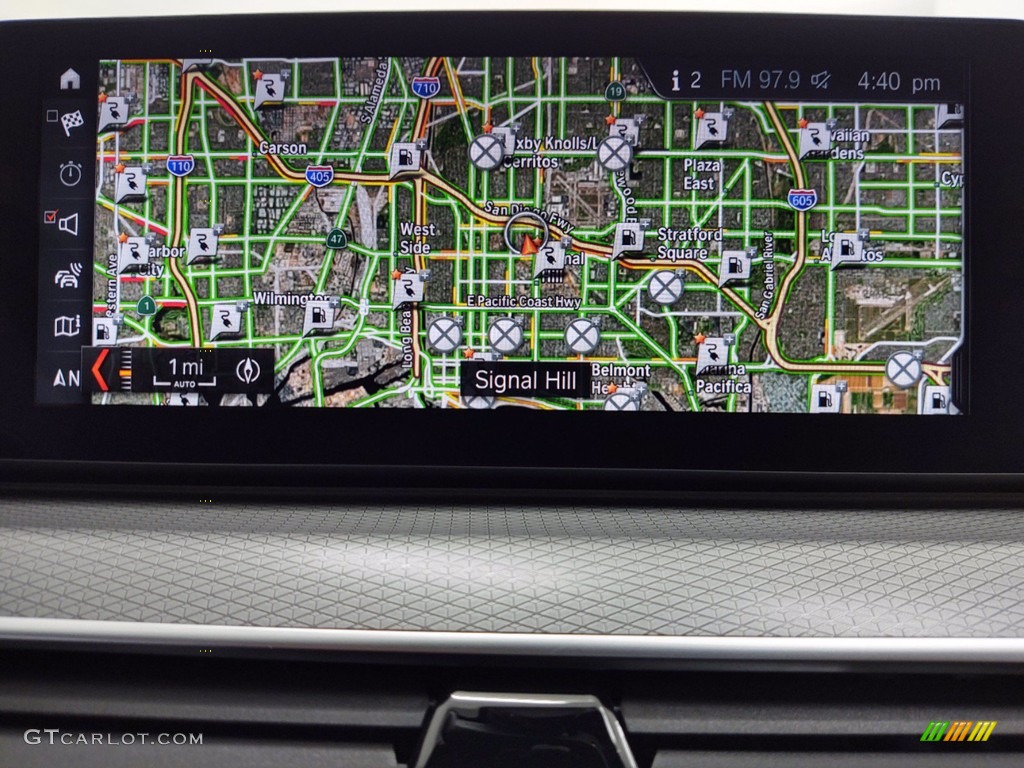 2018 5 Series 530e iPerfomance Sedan - Carbon Black Metallic / Black photo #24