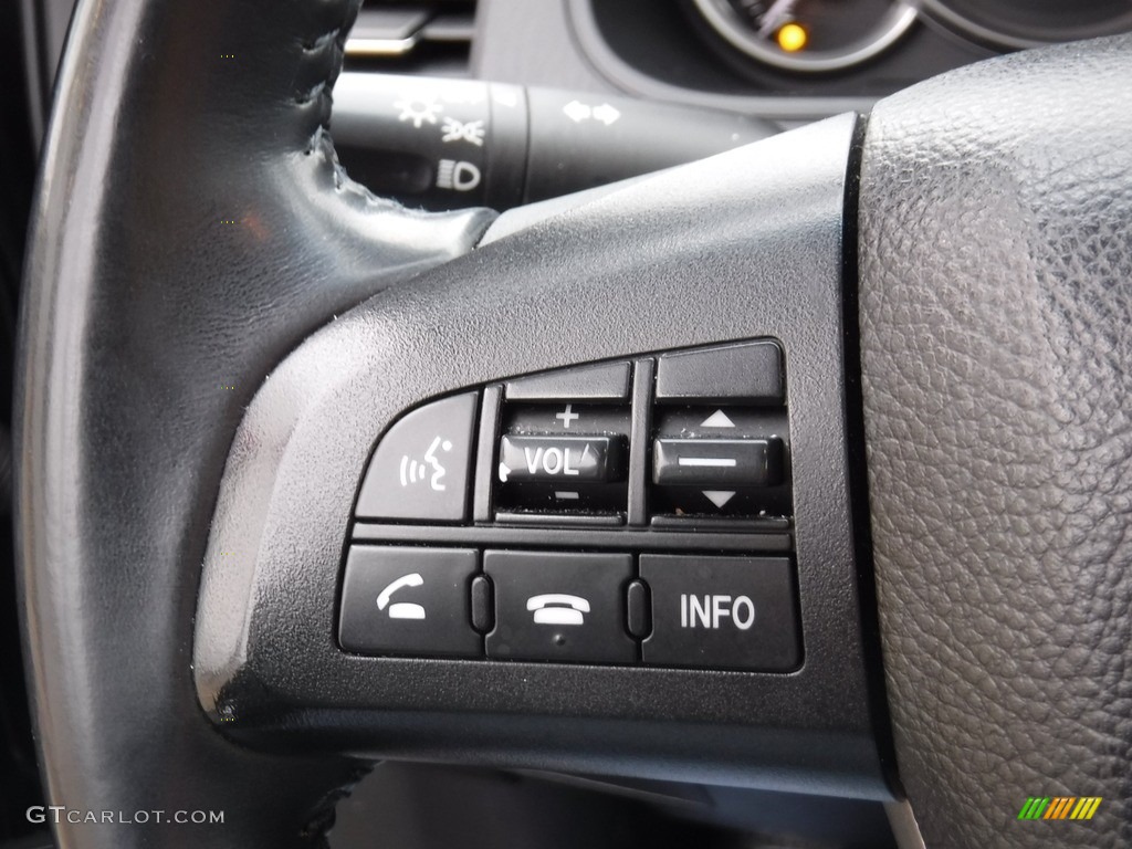 2015 Mazda CX-9 Touring AWD Black Steering Wheel Photo #141403863