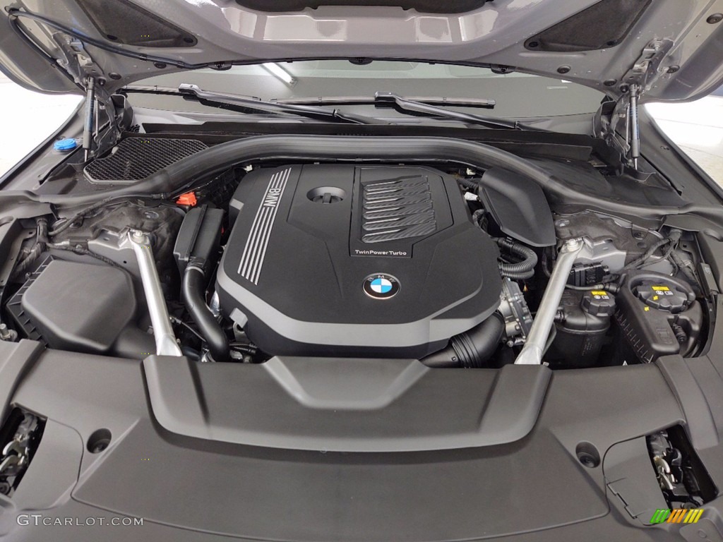 2021 7 Series 740i Sedan - Bernina Gray Amber Effect / Black photo #9