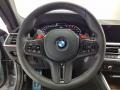 Black 2021 BMW M4 Competition Coupe Steering Wheel