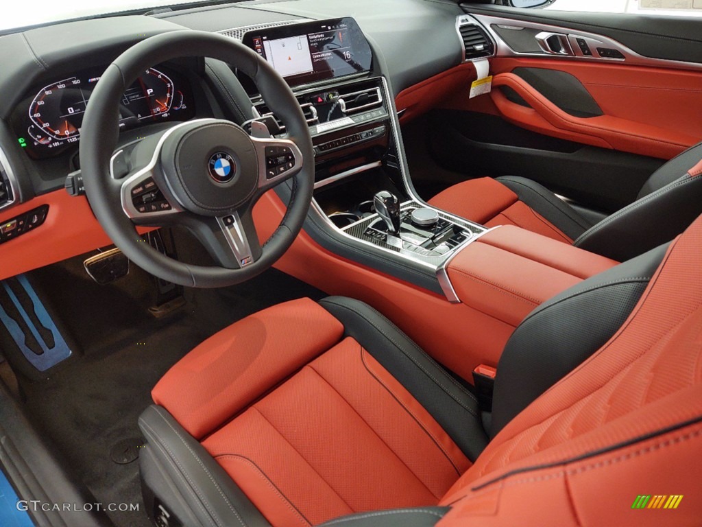 Black Interior 2021 BMW 8 Series 850i xDrive Convertible Photo #141404907