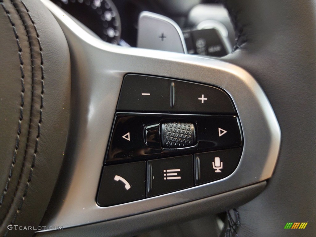 2021 BMW X3 sDrive30i Cognac Steering Wheel Photo #141405231