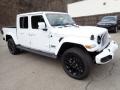 2021 Bright White Jeep Gladiator Overland 4x4  photo #7