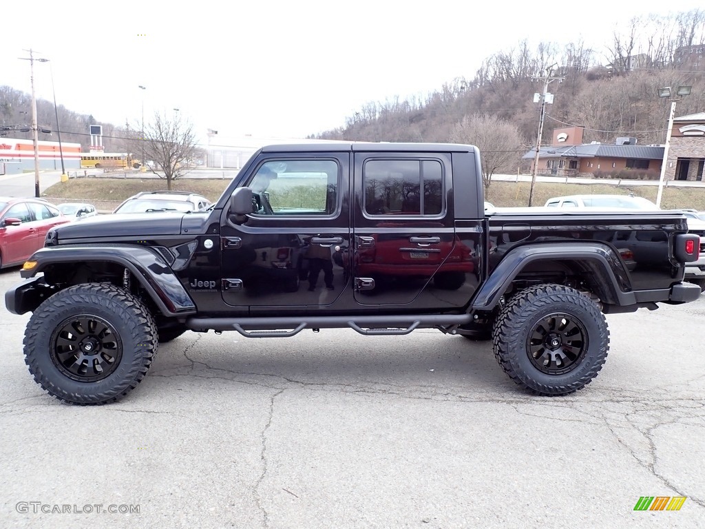 Black 2021 Jeep Gladiator Sport 4x4 Exterior Photo #141406328