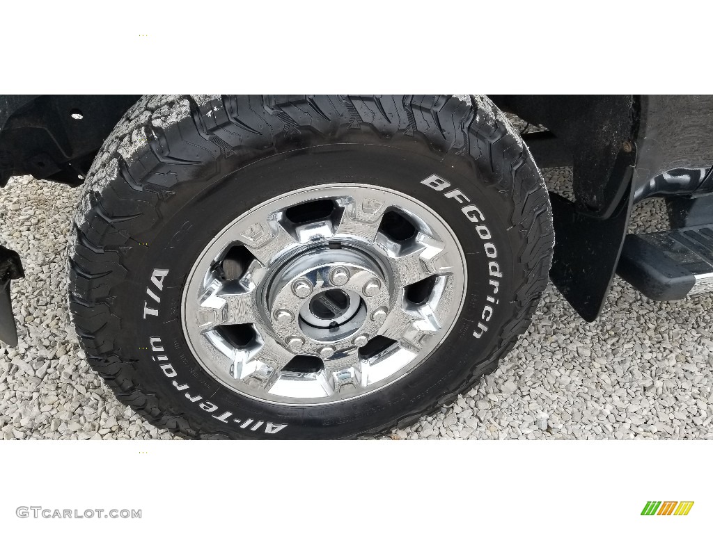 2014 F350 Super Duty XLT Crew Cab 4x4 - Tuxedo Black Metallic / Adobe photo #9