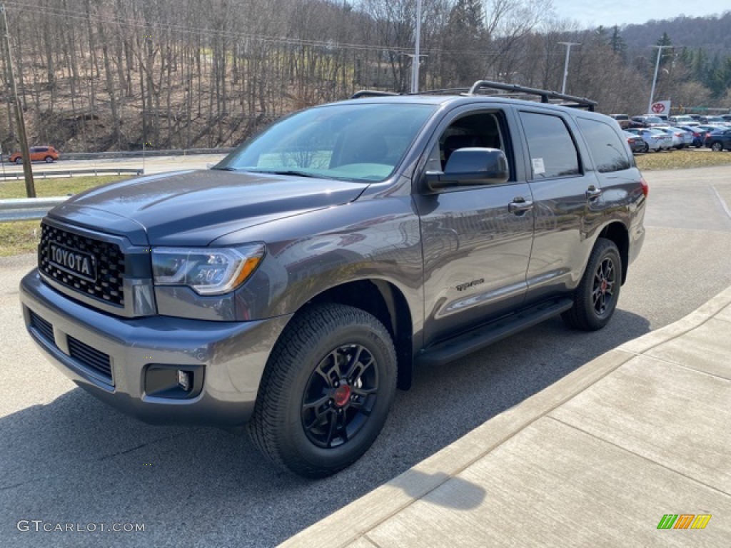 Magnetic Gray Metallic 2021 Toyota Sequoia TRD Pro 4x4 Exterior Photo #141407137