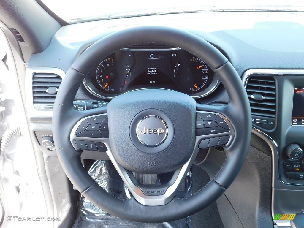 2021 Jeep Grand Cherokee Laredo 4x4 Black Steering Wheel Photo #141407145