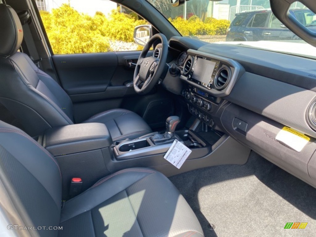 Black Interior 2021 Toyota Tacoma TRD Pro Double Cab 4x4 Photo #141407933