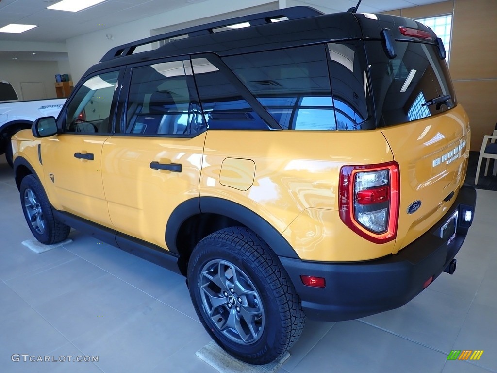 2021 Bronco Sport Badlands 4x4 - Cyber Orange Metallic Tricoat / Ebony photo #3