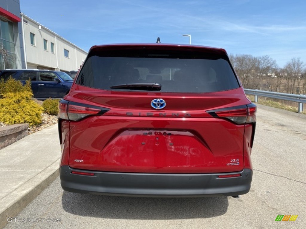 2021 Sienna XLE AWD Hybrid - Ruby Flare Pearl / Graphite photo #15