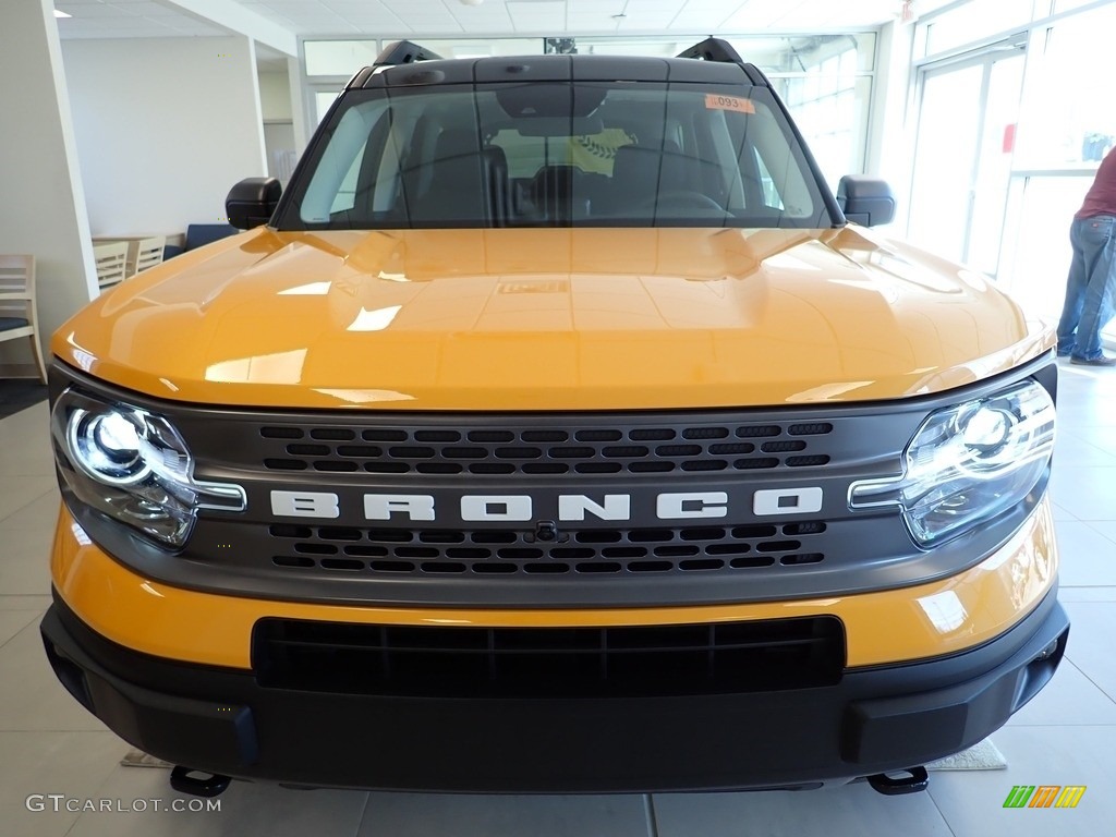 Cyber Orange Metallic Tricoat 2021 Ford Bronco Sport Badlands 4x4 Exterior Photo #141408812