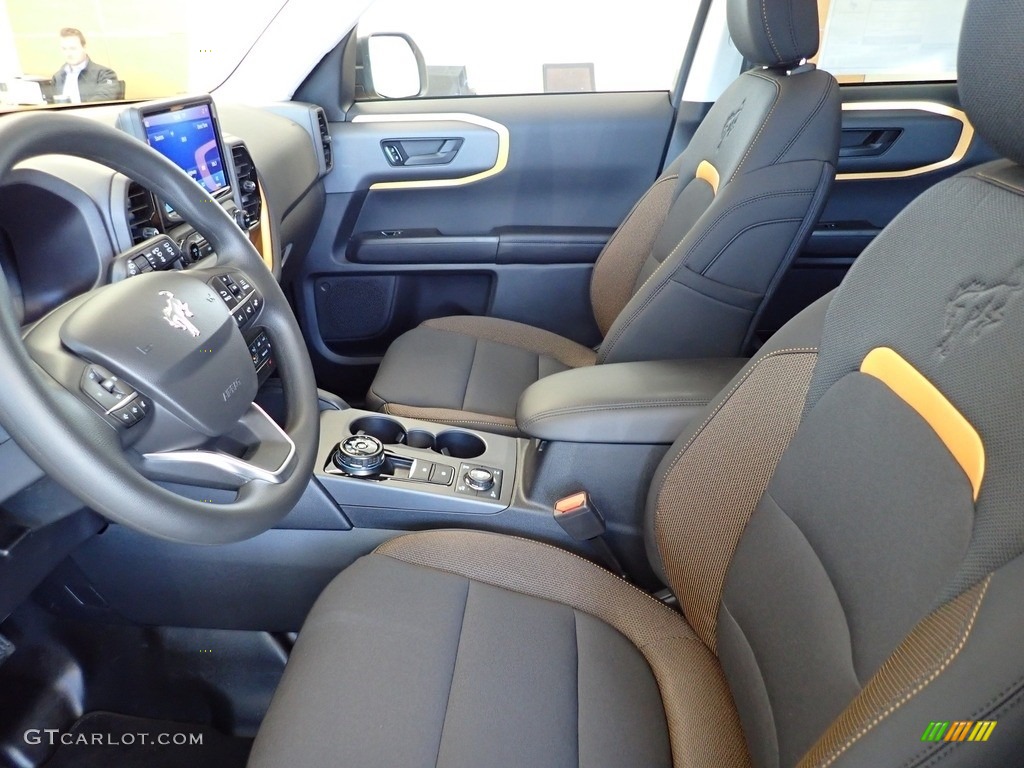 Ebony Interior 2021 Ford Bronco Sport Badlands 4x4 Photo #141408830