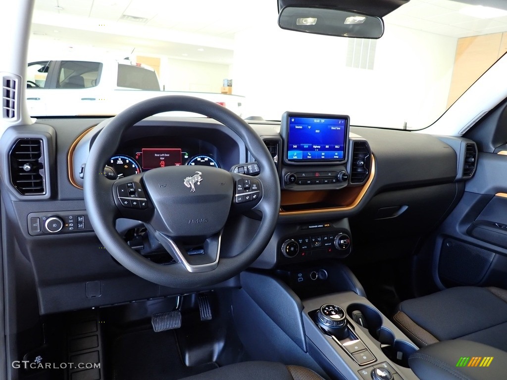 2021 Ford Bronco Sport Badlands 4x4 Ebony Dashboard Photo #141408881