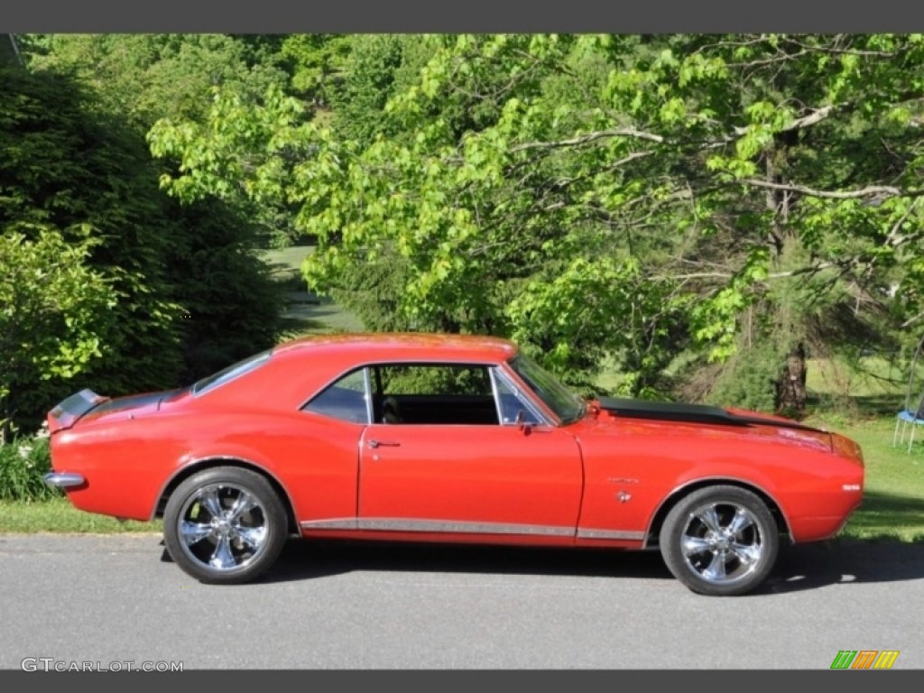1967 Camaro Sport Coupe - Victory Red / Black photo #6