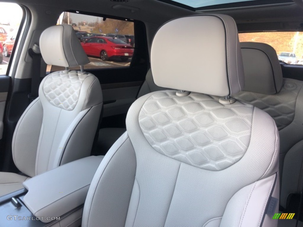 2021 Palisade Limited AWD - Hyper White / Beige photo #8