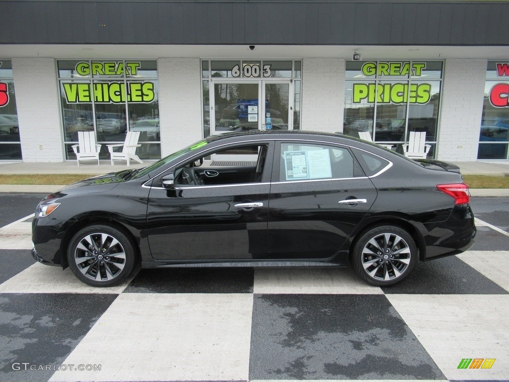 Super Black Nissan Sentra
