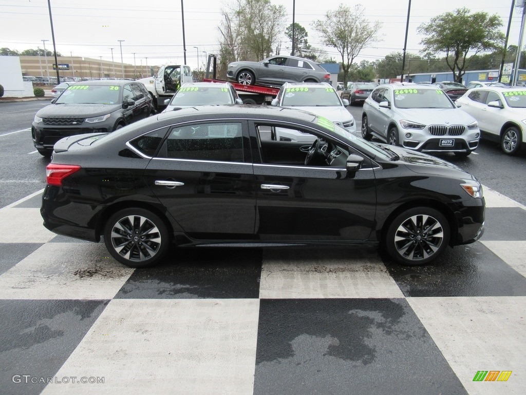 2019 Sentra SR - Super Black / Charcoal photo #3