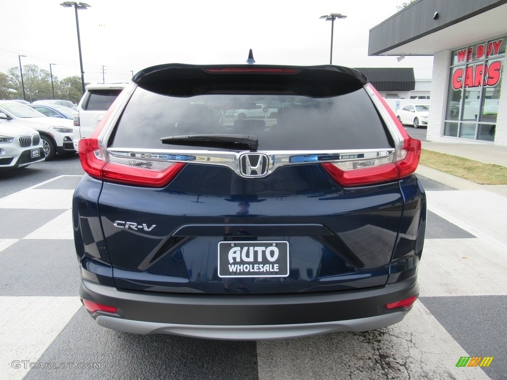 2019 CR-V EX-L - Obsidian Blue Pearl / Gray photo #4