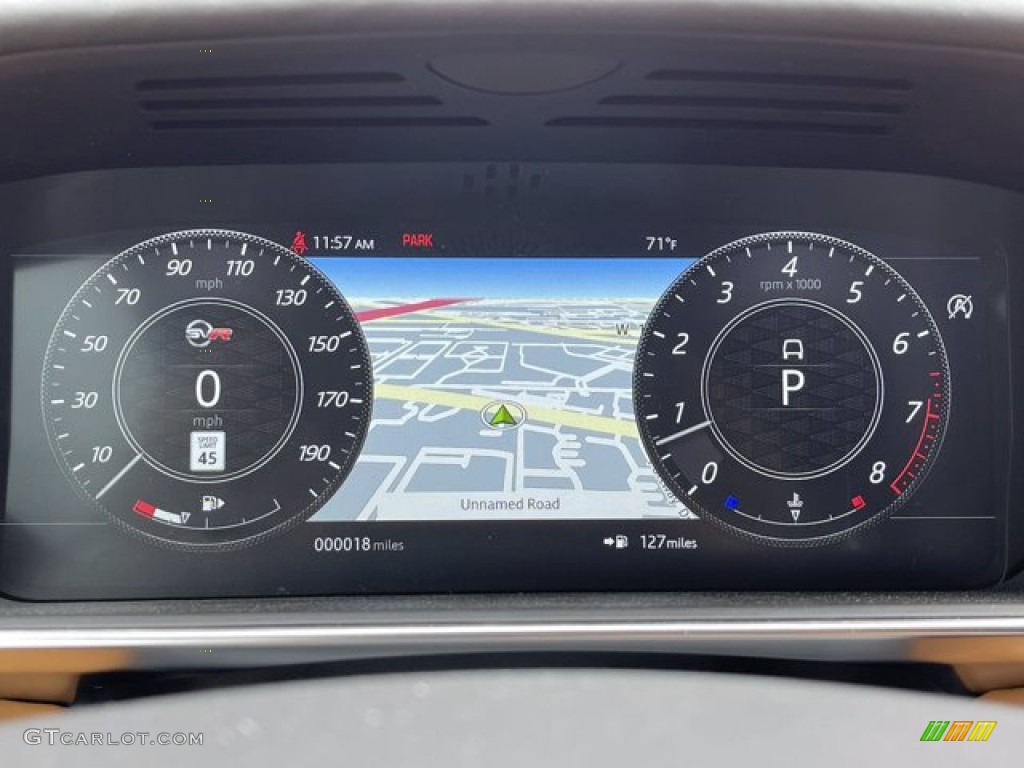 2021 Land Rover Range Rover Sport SVR Carbon Edition Gauges Photo #141411767