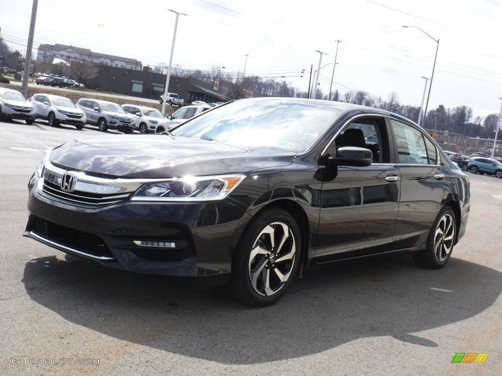 2017 Accord EX-L Sedan - Kona Coffee Metallic / Black photo #6