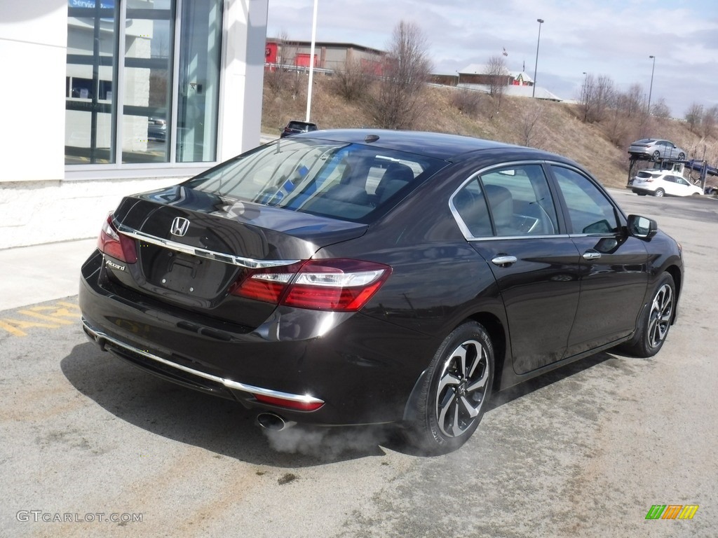 2017 Accord EX-L Sedan - Kona Coffee Metallic / Black photo #9