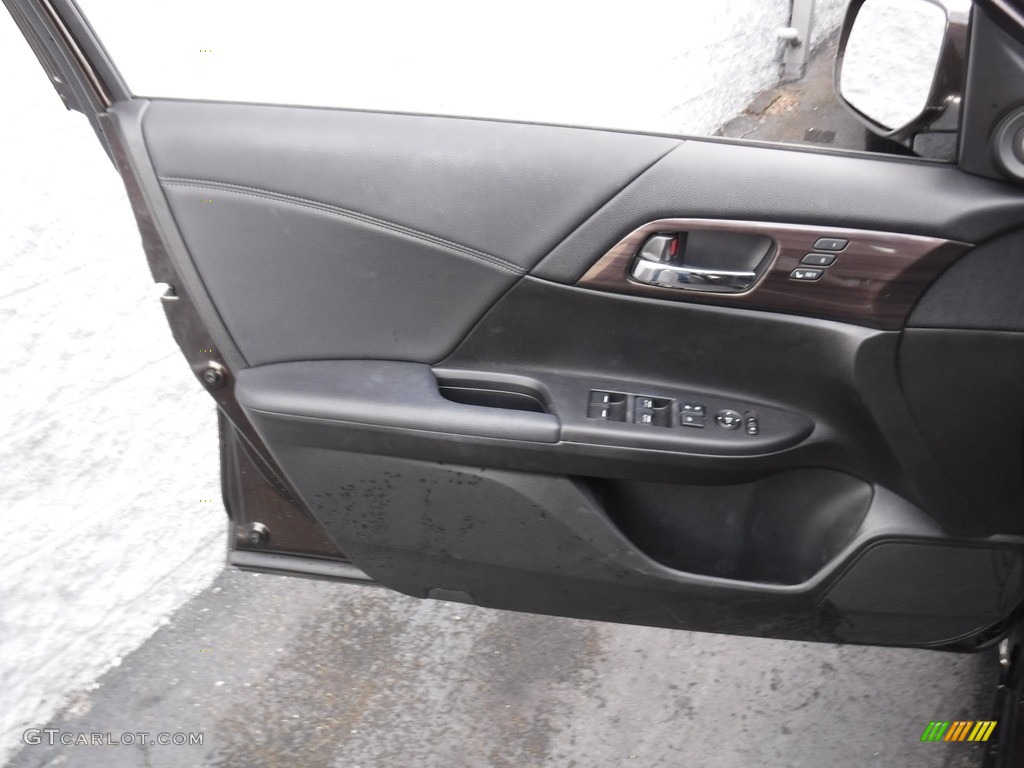2017 Accord EX-L Sedan - Kona Coffee Metallic / Black photo #12