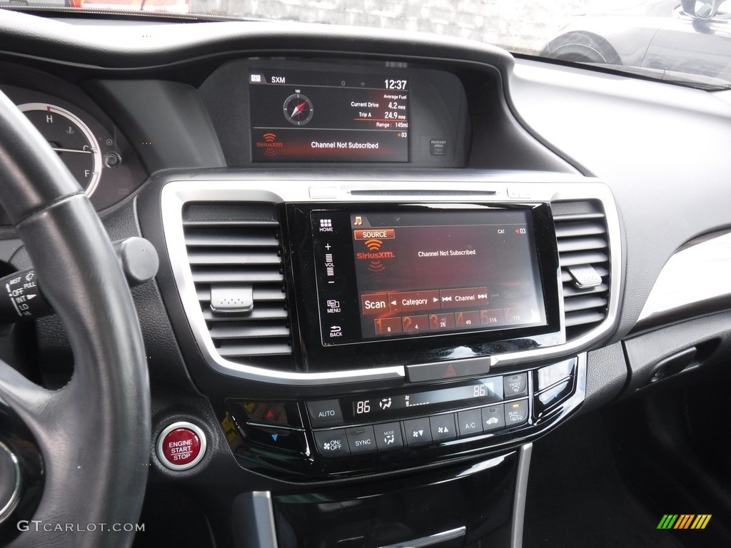 2017 Accord EX-L Sedan - Kona Coffee Metallic / Black photo #17