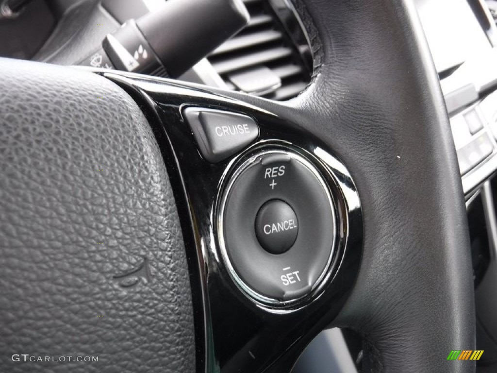 2017 Accord EX-L Sedan - Kona Coffee Metallic / Black photo #22
