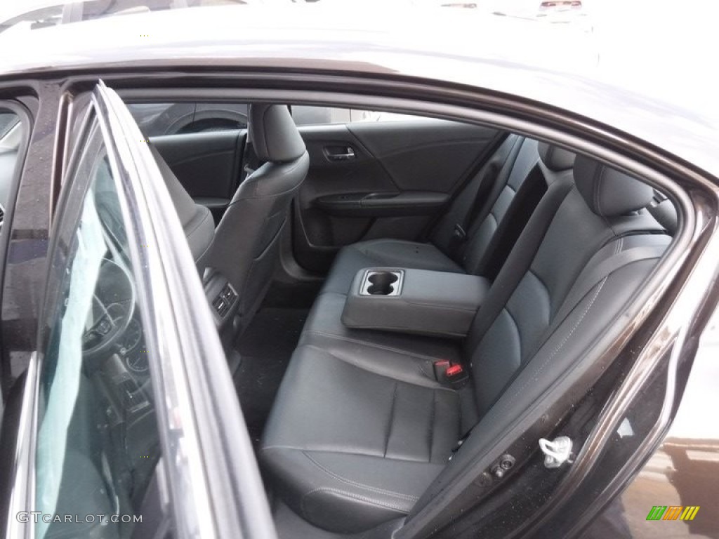 2017 Accord EX-L Sedan - Kona Coffee Metallic / Black photo #26