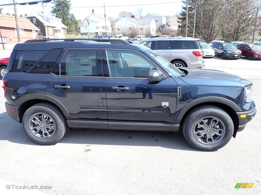 2021 Bronco Sport Big Bend 4x4 - Alto Blue Metallic / Medium Dark Slate photo #7