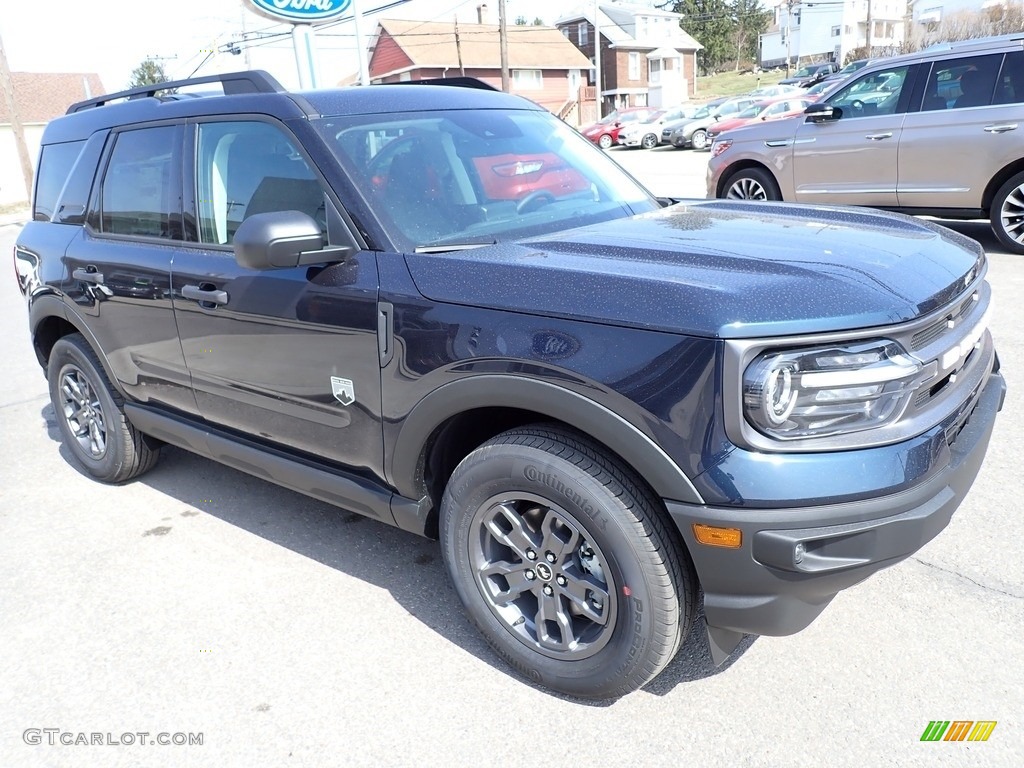 Alto Blue Metallic 2021 Ford Bronco Sport Big Bend 4x4 Exterior Photo #141413666
