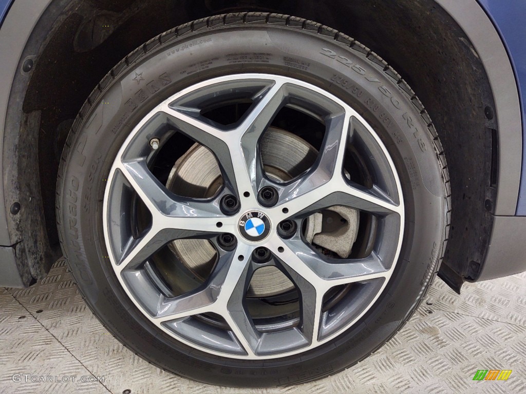 2017 X1 sDrive28i - Mediterranean Blue Metallic / Black photo #5