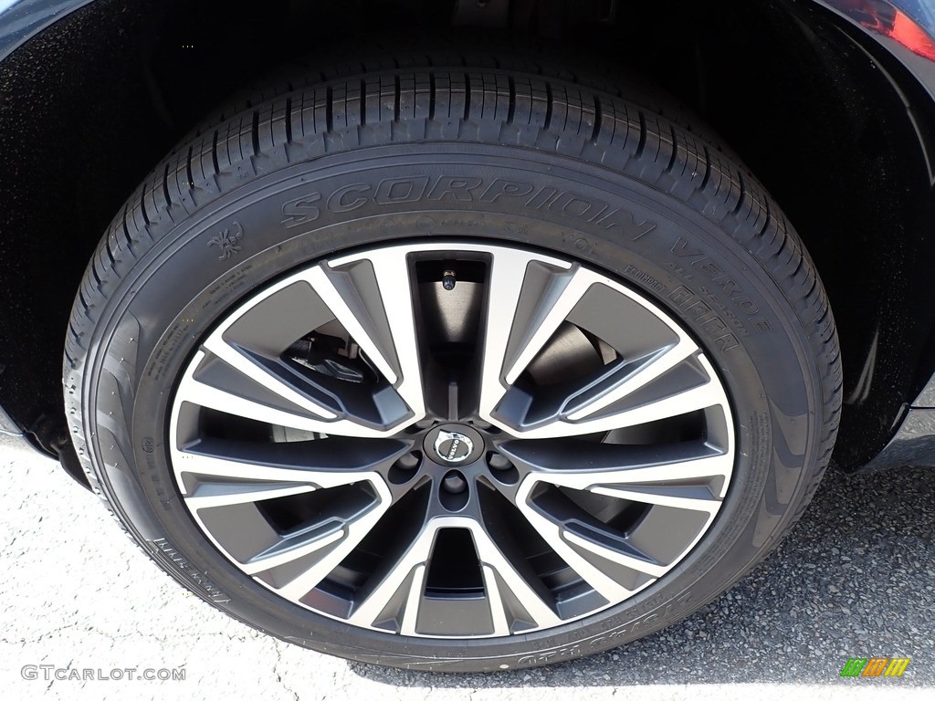2021 XC90 T5 AWD Momentum - Denim Blue Metallic / Blonde/Charcoal photo #6