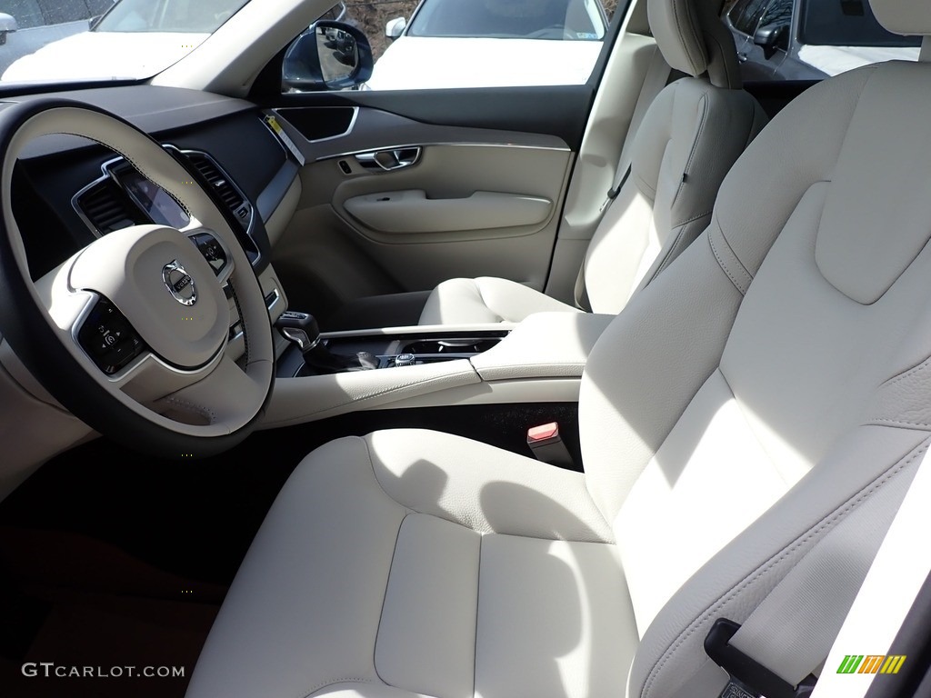 2021 XC90 T5 AWD Momentum - Denim Blue Metallic / Blonde/Charcoal photo #7