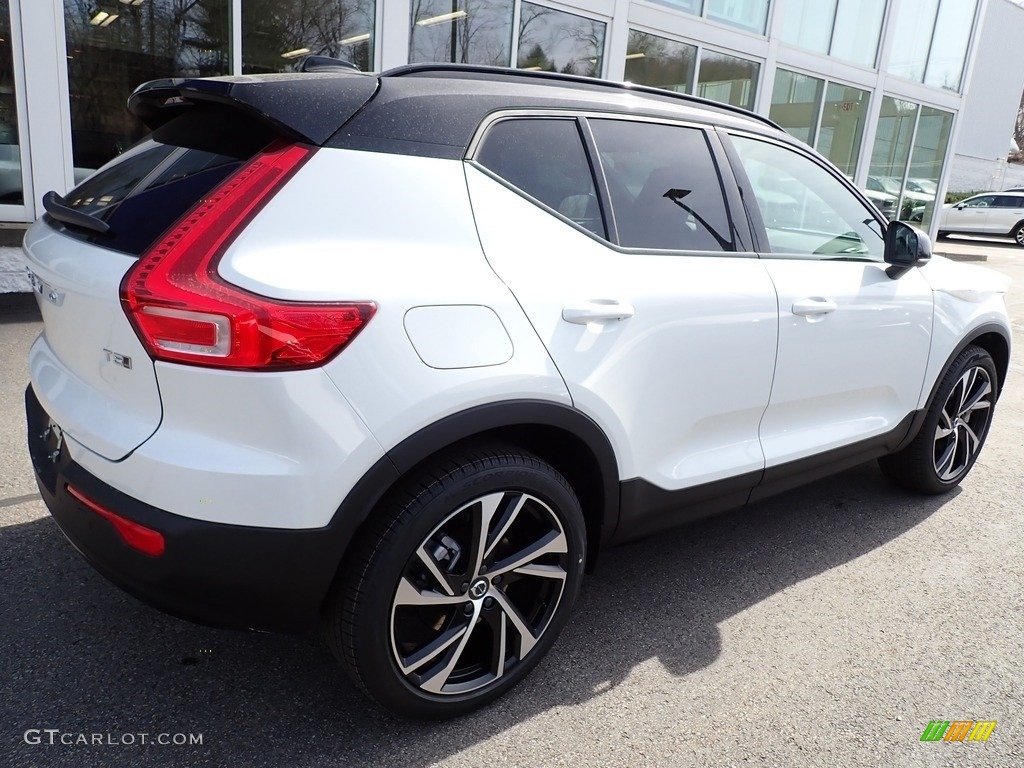 2021 XC40 T5 R-Design AWD - Crystal White Metallic / Charcoal photo #2
