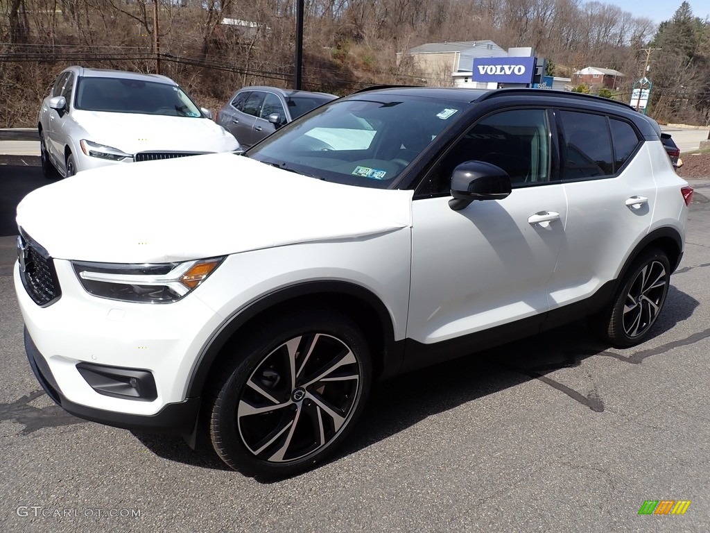 2021 XC40 T5 R-Design AWD - Crystal White Metallic / Charcoal photo #5