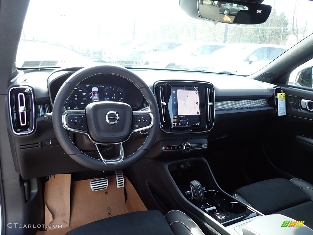 2021 XC40 T5 R-Design AWD - Crystal White Metallic / Charcoal photo #9