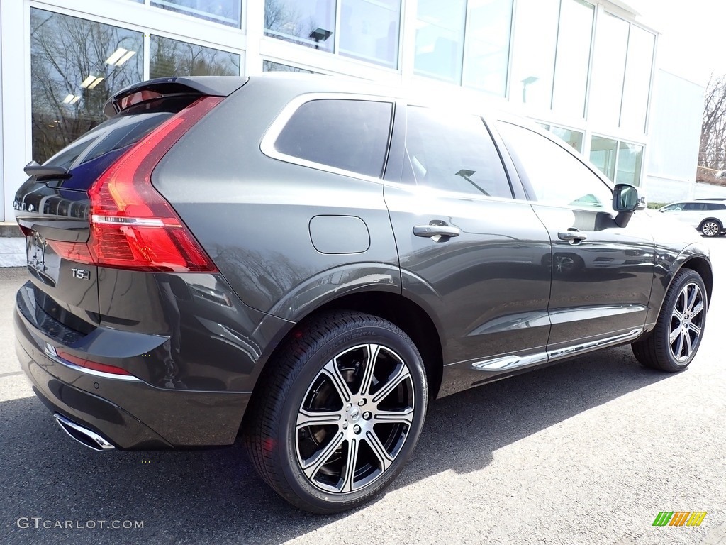 2021 XC60 T5 AWD Inscription - Pine Grey Metallic / Blonde/Charcoal photo #2