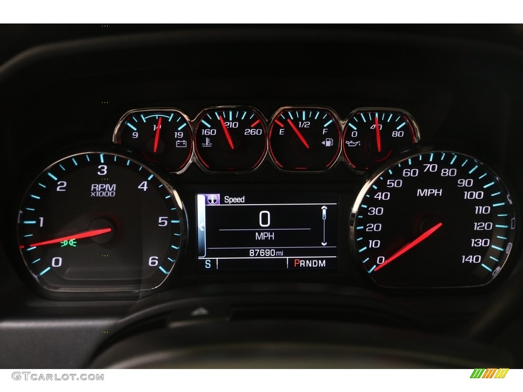 2016 Silverado 1500 LT Crew Cab 4x4 - Tungsten Metallic / Jet Black photo #9