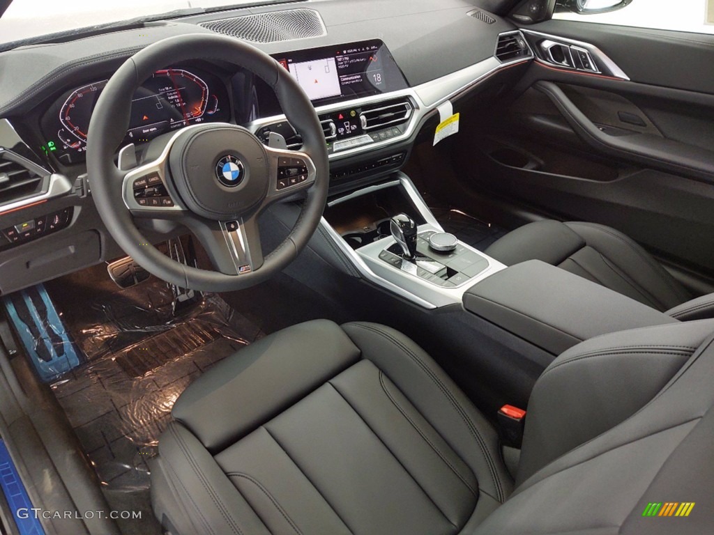 Black Interior 2021 BMW 4 Series 430i Coupe Photo #141416906