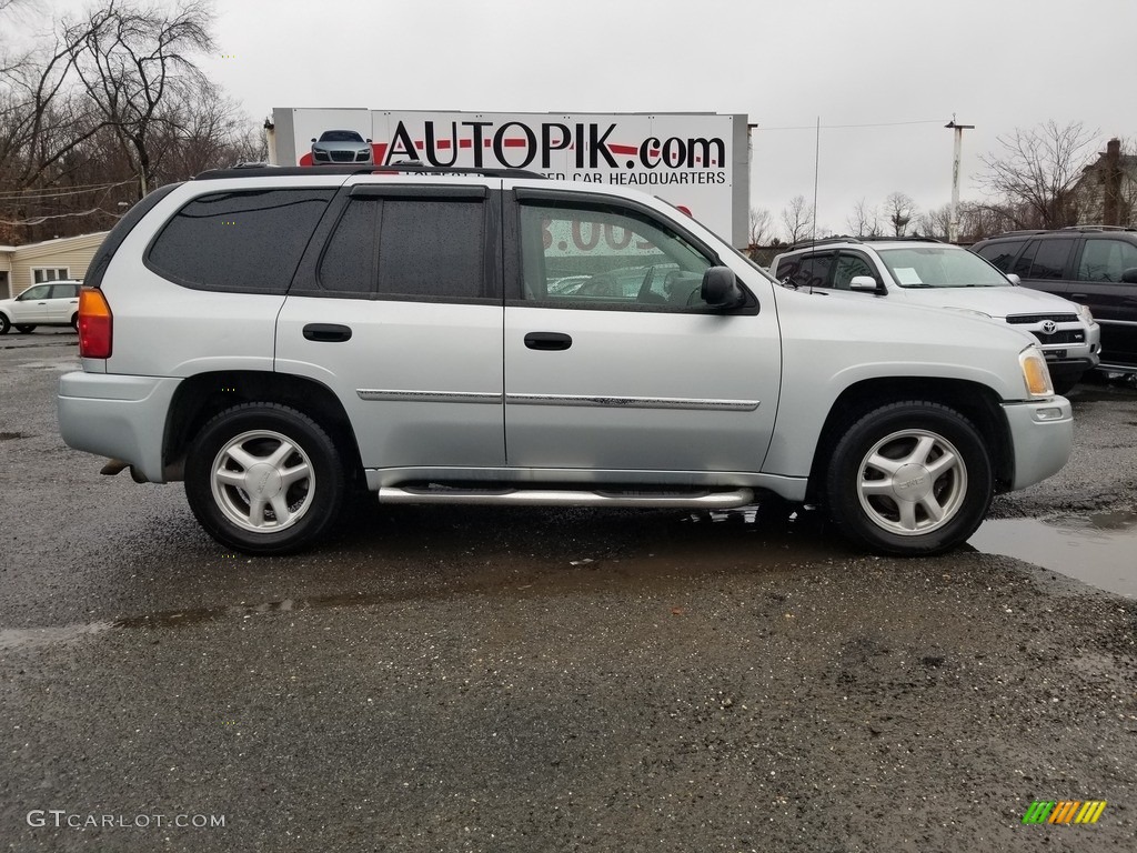 2007 Envoy SLE 4x4 - Liquid Silver Metallic / Light Gray photo #2