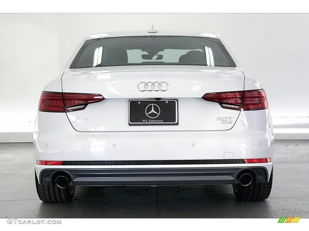 2018 A4 2.0T Premium Plus - Glacier White Metallic / Black photo #3