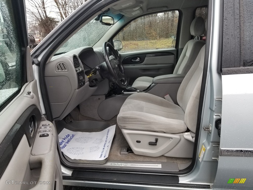 2007 Envoy SLE 4x4 - Liquid Silver Metallic / Light Gray photo #10