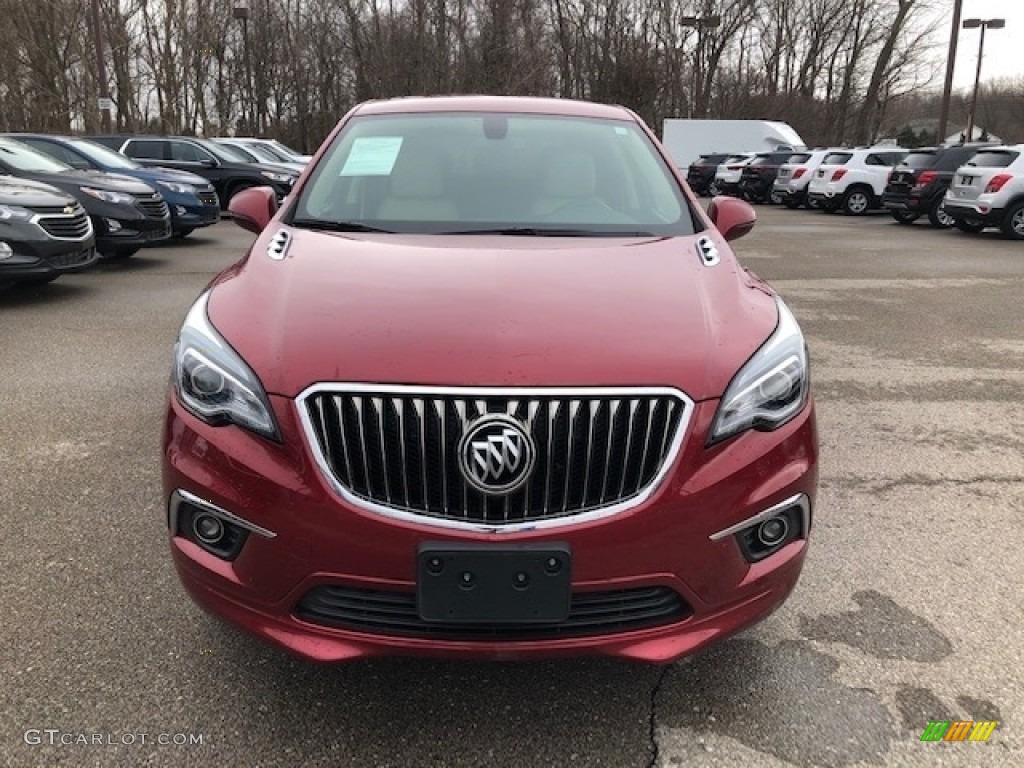 2017 Envision Preferred AWD - Chili Red Metallic / Light Neutral photo #2