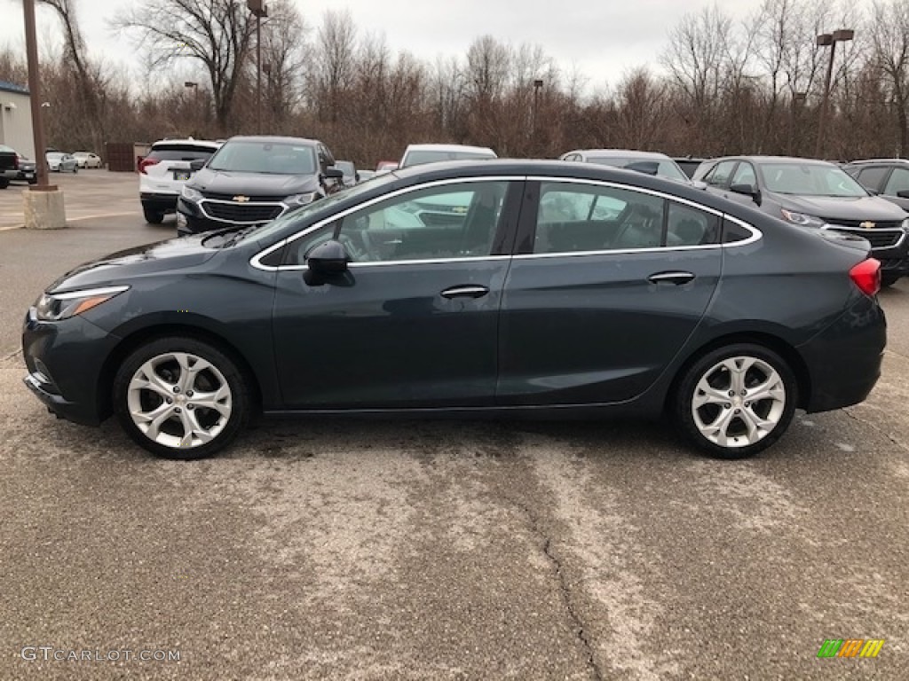 Graphite Metallic 2017 Chevrolet Cruze Premier Exterior Photo #141417995