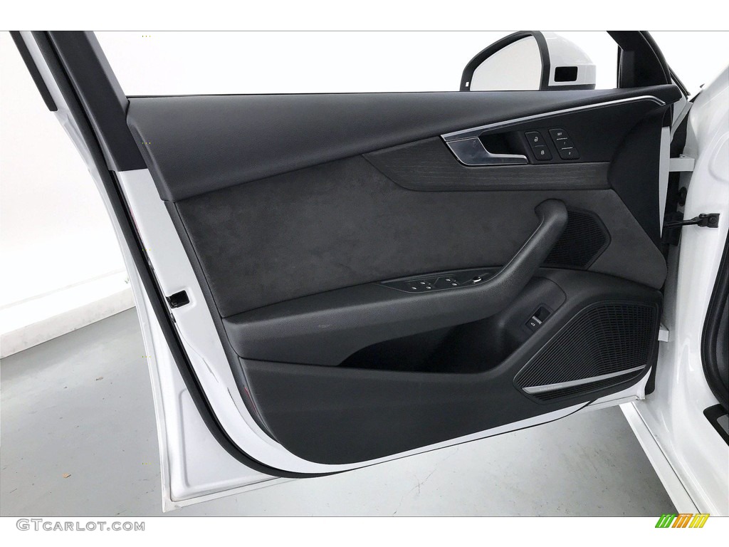 2018 Audi A4 2.0T Premium Plus Black Door Panel Photo #141418067