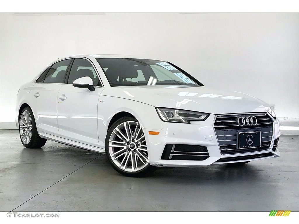 Glacier White Metallic 2018 Audi A4 2.0T Premium Plus Exterior Photo #141418220
