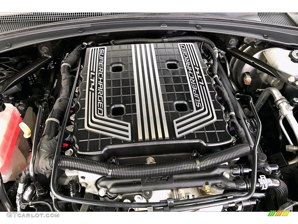 2020 Chevrolet Camaro ZL1 Coupe 6.2 Liter Supercharged DI OHV 16-Valve VVT LT4 V8 Engine Photo #141418499