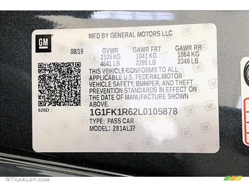 2020 Camaro ZL1 Coupe - Shadow Gray Metallic / Adrenaline Red photo #33