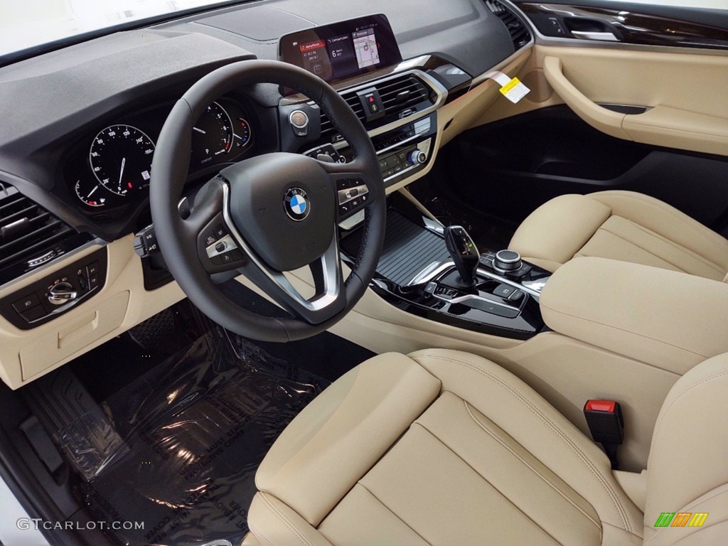 Black Interior 2021 BMW X3 sDrive30i Photo #141419387